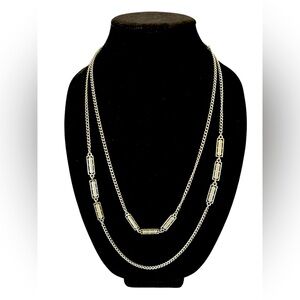 Monet Silver chain necklace